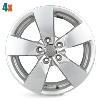4x Audi TT TTS 8S 17 Zoll Alufelgen Original Felgen...