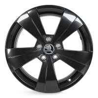 4x Skoda SuperB 3V Alufelgen Felgen 17 Zoll Helios 3V0601025AS 6,5x17 ET41