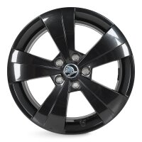 4x Skoda SuperB 3V Alufelgen Felgen 17 Zoll Helios 3V0601025AS 6,5x17 ET41