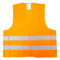 10x Warnweste Polyester Auto Warnschutzweste Orange Signalweste Wicatex KFZ