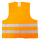 10x Warnweste Polyester Auto Warnschutzweste Orange Signalweste Wicatex KFZ