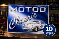 Motoo Classic Retro Blechschild 40cm x 30cm Metall Poster...