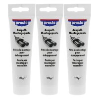 Auspuff Montagepaste Presto 3x170g Auspuffpaste Dichtmasse hitzebeständig