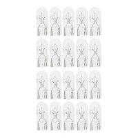20x Glühlampe W3W 12V 3W W2,1 x 5,9d Leuchtmittel Birne Autolampe TEC400014