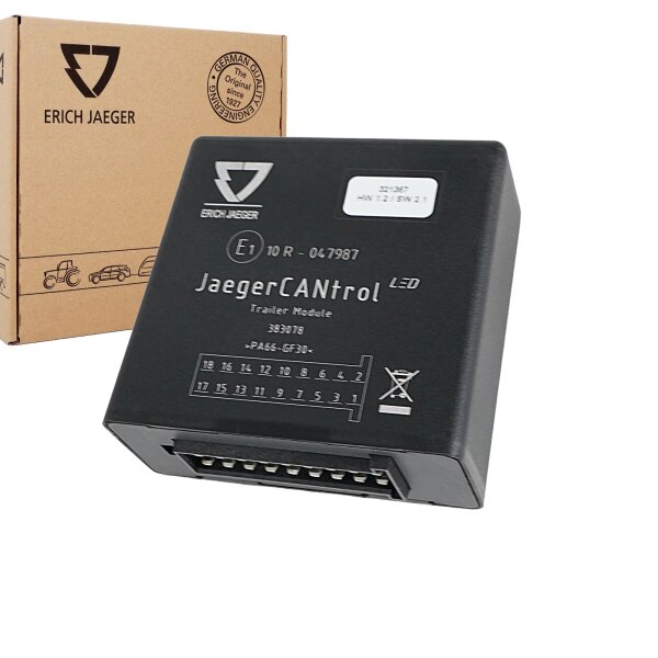 ERICH JAEGER Anhänger Steuergerät Jager CANtrol LED 321367 HW: 1.2 SW: 2.1