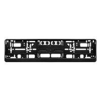 4x Kennzeichenhalter Schwarz Kennzeichenverstärker Nummernschild Halter 520 mm