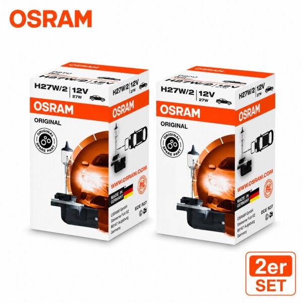 Glühlampe H27/W2 12V Lampe Birne Leuchte OSRAM