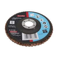 Lamellenschleifteller 125 mm Flex Winkelschleifer METABO Körnung P40 8 Stück