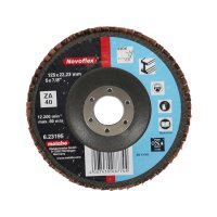 Lamellenschleifteller 125 mm Flex Winkelschleifer METABO Körnung P40 8 Stück