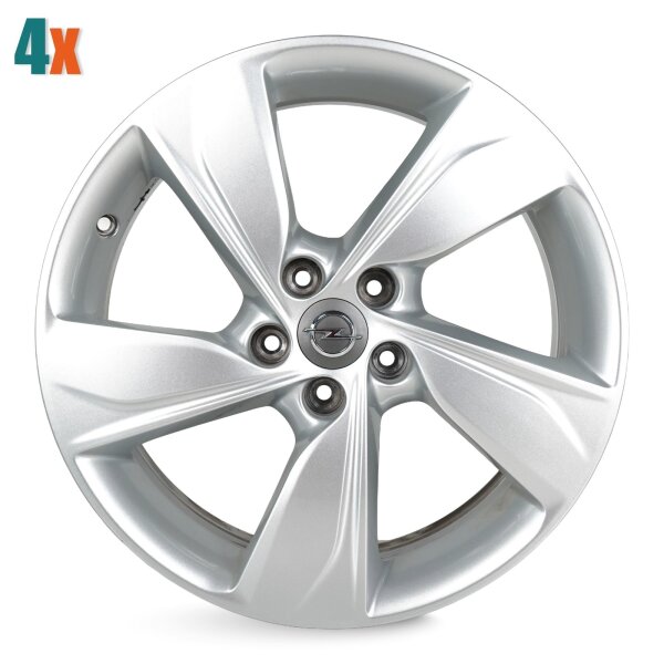4x Alufelgen Opel Grandland 18 Zoll 7,5x18 ET49 Felgen Original YP00064380