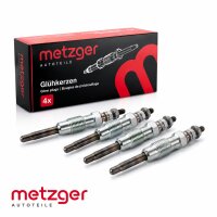 Glühkerze 11V M12x1,25 für Alfa Romeo BMW Fiat Ford Opel METZGER H1 656 4 Stück