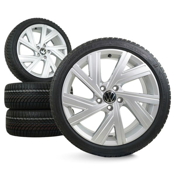 Winterräder VW Golf 8 Bergamo Original 18 Zoll Winterreifen 225/40 R18 92V NEU