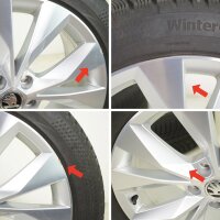 Skoda SuperB 3V Winterräder Winterreifen 18Zoll 3V0601025R Original 235/45R1898V