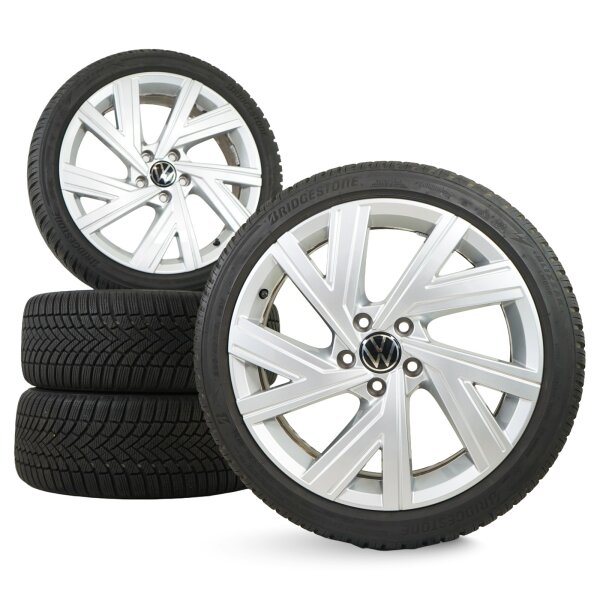 18 Zoll Winterräder VW Golf 8 VIII Bergamo Winterreifen Original 225/40 R18 92V