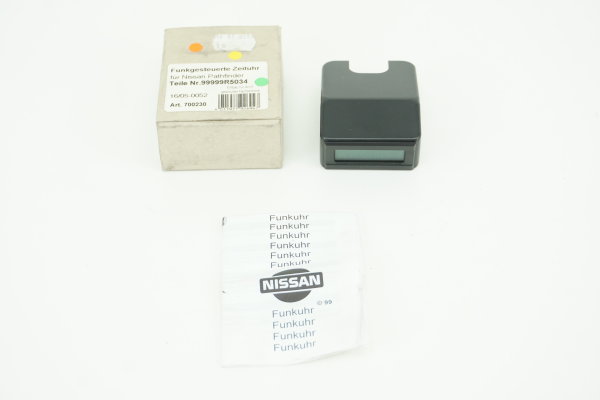 Uhr Nissan Pathfinder Funkgesteuerte Zeituhr 99999R5034  700230  16/05-0052  Neu