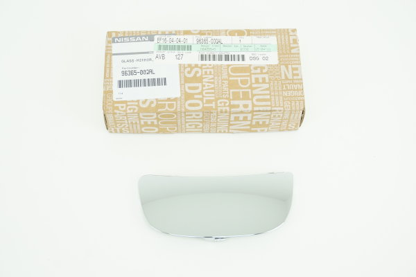 Spiegelglas rechts klein unten Außenspiegel Nissan Opel 96365-00QAL Original Neu